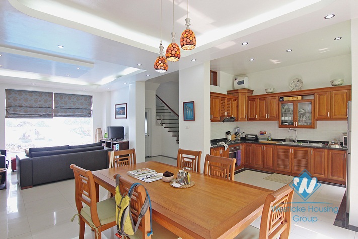 Modern house for rent with garden & swimming pool in Tay Ho, Hanoi
